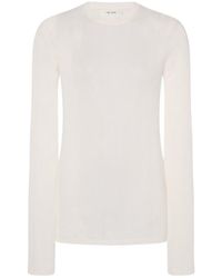 The Row - Dantea Ribbed Long-Sleeve T-Shirt - Lyst