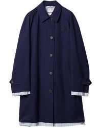Miu Miu - Long-Sleeved Button-Up Coat - Lyst