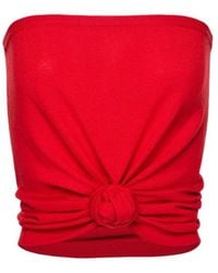 Magda Butrym - Knotted Strapless Top - Lyst