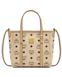 MCM - Aren Top-Zip Mini Shopper Bag - Lyst