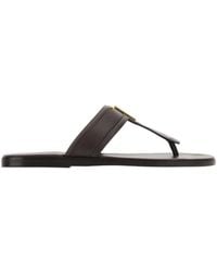 Tom Ford - Logo-Plaque Flat Slides - Lyst