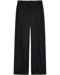 Vince - Panelled Straight-Leg Satin Trousers - Lyst