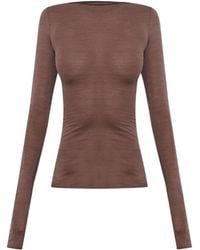 Rick Owens - Fitted Long Sleeve Top - Lyst