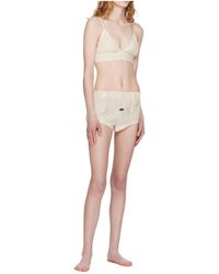 OPEN YY Boxer Shorts Camp Mini Skort in Black | Lyst