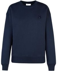 Maison Kitsuné - Maison Kitsuné Bold Fox Head Patch Crewneck Sweatshirt - Lyst