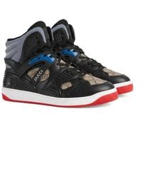 Gucci - Basket High Top Sneakers - Lyst