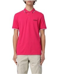 BOSS - Short-Sleeved Polo Shirt - Lyst