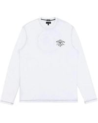 Armani Jeans - Logo Details Long-Sleeved T-Shirt - Lyst