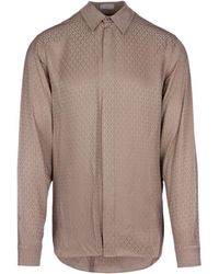 Dior - Lapel Long-Sleeved Shirt - Lyst