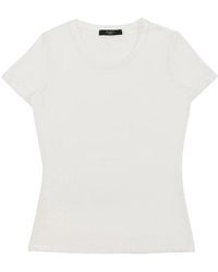 Weekend by Maxmara - T-Shirt With Round Neck And Short Sleeves - Lyst