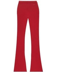 Courreges - Reediton Ribbed Flared Trousers - Lyst