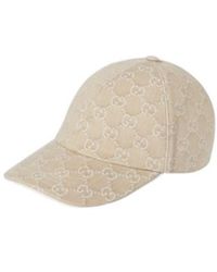 Gucci - Gg Denim Baseball Hat With Horsebit - Lyst