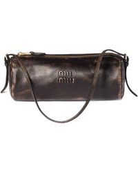 Miu Miu - Zipper Shoulder Bag - Lyst