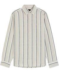 BOSS - Boss Striped Button-Down Shirt - Lyst