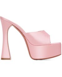 AMINA MUADDI - Dalida Plateau Slipper 140 High-Heeled Sandals - Lyst