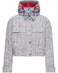 Moncler - Termez Hooded Tweed Jacket - Lyst