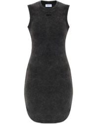 Off-White c/o Virgil Abloh - Logo Embroidered Sleeveless Dress - Lyst