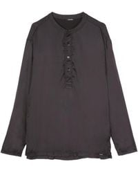 Tom Ford - Long-Sleeved Half Buttoned Pyjama Shirt - Lyst