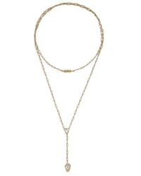 McQueen - Skull Pendant Necklace - Lyst