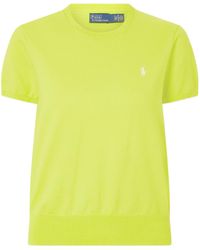 Polo Ralph Lauren - Logo Embroidered Crewneck T-Shirt - Lyst