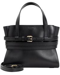 Moschino - Buckle-Detail Leather Tote Bag - Lyst