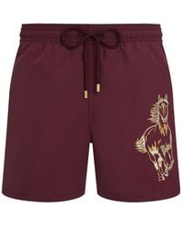 Vilebrequin - Year Of The Horse Embroidered Swim Shorts - Lyst