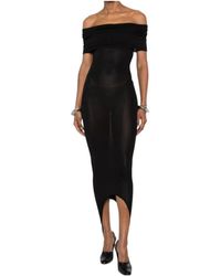 Alaïa - Strapless Dress - Lyst