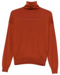Saint Laurent - High-Neck Sweater - Lyst