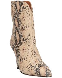 Isabel Marant - Snake Print Ankle Boots - Lyst