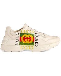Gucci - Logo-Lacing Casual Sneakers - Lyst