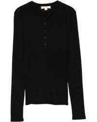 Nili Lotan - Button-Fastening Polo Top - Lyst