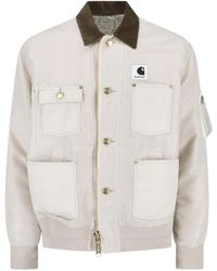 Sacai - X Carhartt Wip Twill X Duck Blouson - Lyst