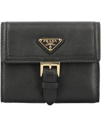 Prada - Small Nappa Leather Wallet - Lyst