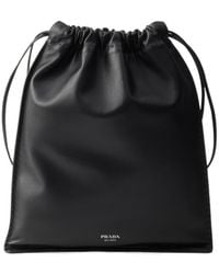 Prada - Wish Nappa Leather Pouch - Lyst