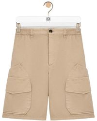 Loewe - Elasticated Cargo Shorts - Lyst