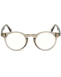 Tom Ford - Eyewear Round Frame Glasses - Lyst