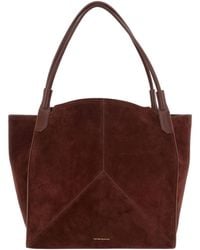 Victoria Beckham - Logo Embossed Shoulder Bag - Lyst