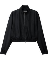 Alexander Wang - Zip-Up Elasticated-Hem Jacket - Lyst