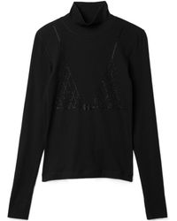 Ganni - Roll-Neck Top - Lyst