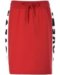 Moschino - Side Logo Skirt - Lyst
