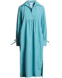 Max Mara - Solid-Color Long-Sleeve Shirt Dress - Lyst