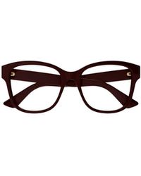 Gucci - Eyewear Rectangle Frame Glasses - Lyst