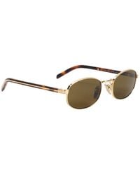 Prada - Eyewear Oval Frame Sunglasses - Lyst