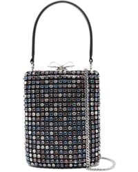 Self-Portrait - Crystal-Embellished Mini Tote Bag - Lyst