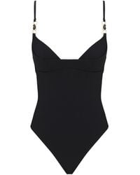 Zimmermann - Mahon Trim-Detail Swimsuit - Lyst