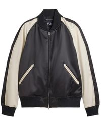 Y-3 - Liquid Logo Satin Souvenir Jacket - Lyst