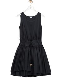 Loewe - Drawstring Mini Dress - Lyst