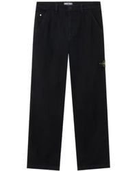 Stone Island - Loose-Fit Chino Trousers With Snap Pockets - Lyst