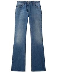 Off-White c/o Virgil Abloh - Logo Patch Flared Jeans - Lyst
