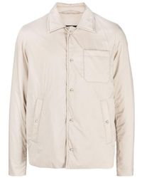 Herno - Button-Up Collar Coat - Lyst